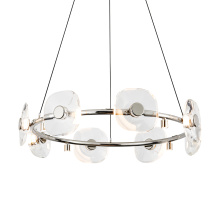Golden 5028-8 CH - Ziva by Golden Lighting Celestia 8-light Integrated LED Chandelier in Chrome
